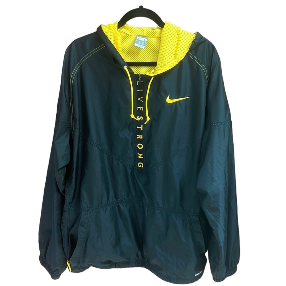 Nike Livestrong Black and Yellow Performance Jacket